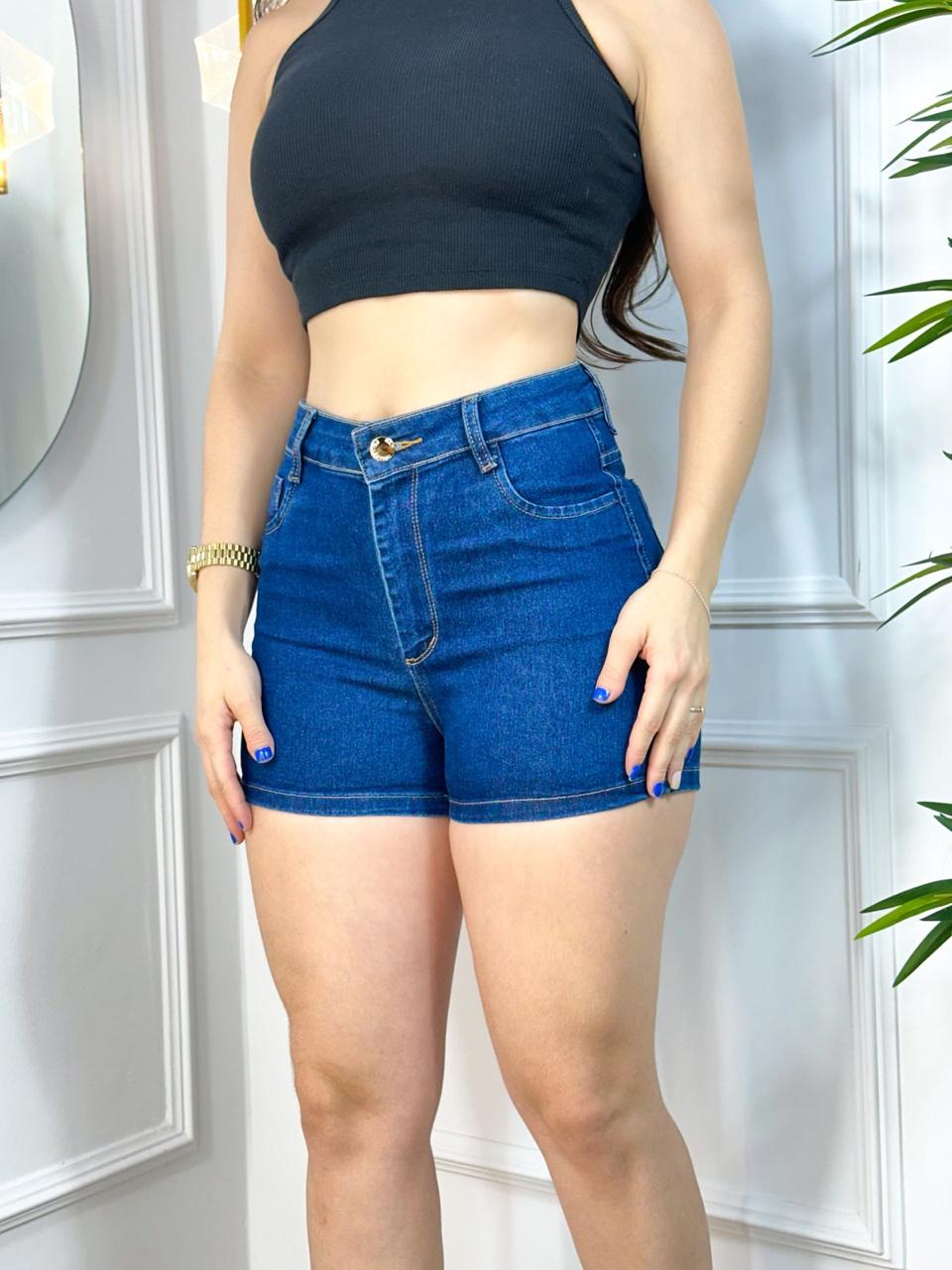 SHORT JEANS BÁSICO CINTURA ALTA